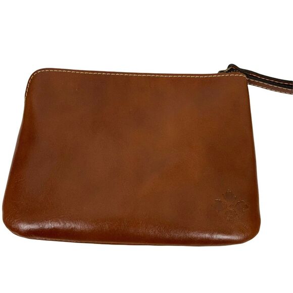Patricia Nash Wristlet Wallet Womens Brown Leather Embossed Floral Vintage - Picture 2 of 16